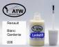 Preview: Renault, Blanc Gardenia, 006: 20ml Lackstift, von ATW Autoteile West.